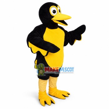 Twitter Crow Adult Mascot Costume Twitter Crow Adult Mascot Costume