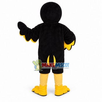 Twitter Crow Adult Mascot Costume Twitter Crow Adult Mascot Costume