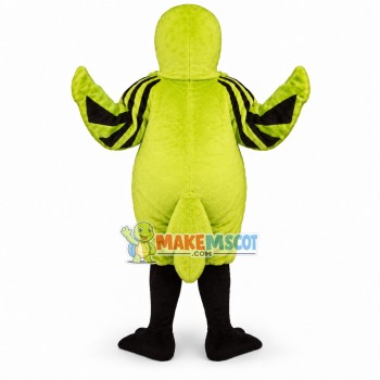 Professional Striped Kingfisher Mascot Costume Professional Striped Kingfisher Mascot Costume