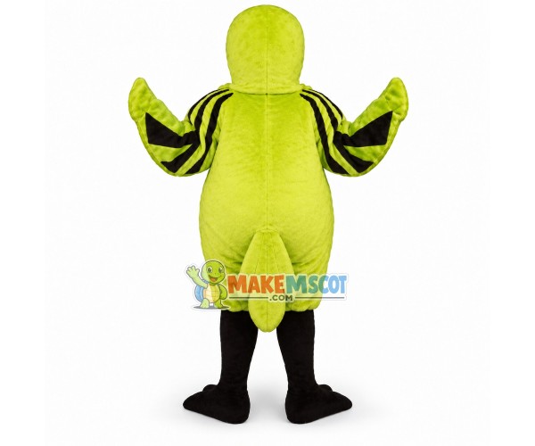 Professional Striped Kingfisher Mascot Costume Professional Striped Kingfisher Mascot Costume