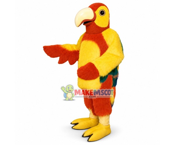 Colorful Woodpecker With Soft Belly Mascot Costume Colorful Woodpecker With Soft Belly Mascot Costume