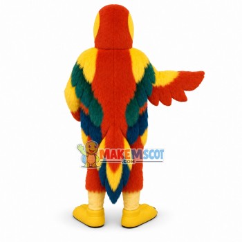 Colorful Woodpecker With Soft Belly Mascot Costume Colorful Woodpecker With Soft Belly Mascot Costume
