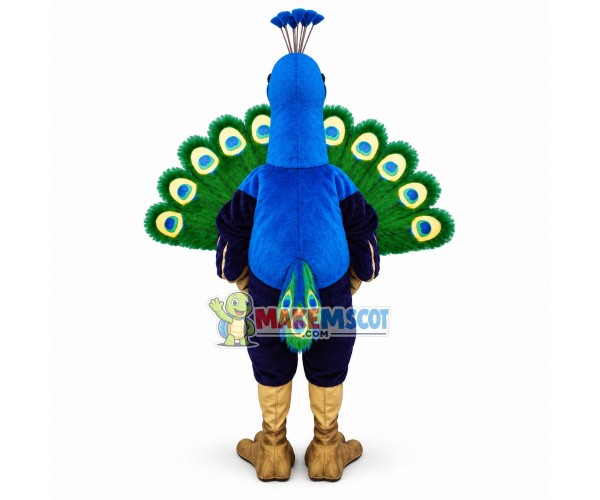 Rare Narcissistic Peacock Mascot Costume Rare Narcissistic Peacock Mascot Costume