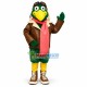 The Warm Green Bird Pilot Mascot Costume The Warm Green Bird Pilot Mascot Costume