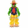 Customized Green Bird Cowboy Mascot Costume