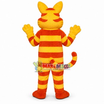 Lovely Striped Tiger Cat Mascot Costume Lovely Striped Tiger Cat Mascot Costume