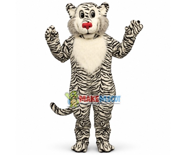 Soft Plush White Tiger Mascot Costume Soft Plush White Tiger Mascot Costume