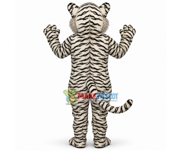 Soft Plush White Tiger Mascot Costume Soft Plush White Tiger Mascot Costume