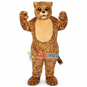 Ferocious Brown Leopard Mascot Costume Ferocious Brown Leopard Mascot Costume