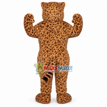 Ferocious Brown Leopard Mascot Costume Ferocious Brown Leopard Mascot Costume
