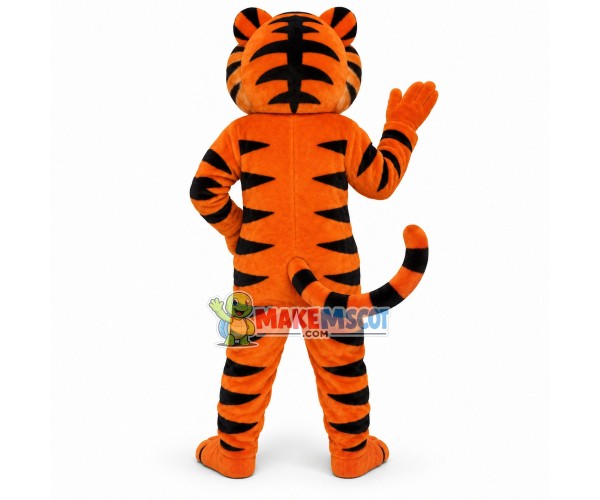 Majestic Tiger Showing Sharp Teeth Mascot Costume Majestic Tiger Showing Sharp Teeth Mascot Costume