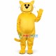 Yellow Cat With Big Smile Face Mascot Costume
