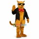 Elegant Brown Dog In The Tuxedo Mascot Costume Elegant Brown Dog In The Tuxedo Mascot Costume