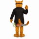 Elegant Brown Dog In The Tuxedo Mascot Costume Elegant Brown Dog In The Tuxedo Mascot Costume