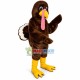 Lively Brown Chicken Adult Mascot Costume Lively Brown Chicken Adult Mascot Costume