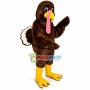 Lively Brown Chicken Adult Mascot Costume