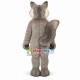 Gray Tiger With Furry Face Mascot Costume Gray Tiger With Furry Face Mascot Costume