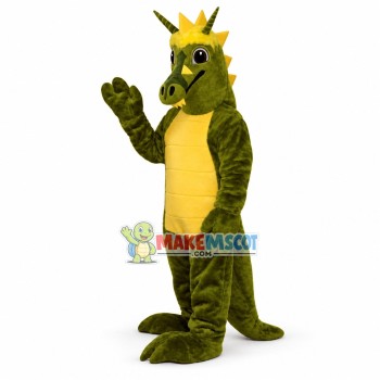 Rare Dinosaur With Sharp Horns Mascot Costume