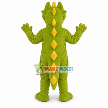 Ferocious Green Thorn Dinosaur Mascot Costume Ferocious Green Thorn Dinosaur Mascot Costume