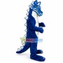 Power Blue Dinosaur Mascot Adult Size Costume