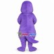 Purple Bald Dinosaur Baby Mascot Costume