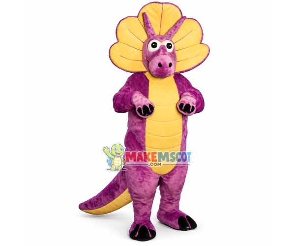 Walking Style Soft Triceratops Mascot Costume Walking Style Soft Triceratops Mascot Costume