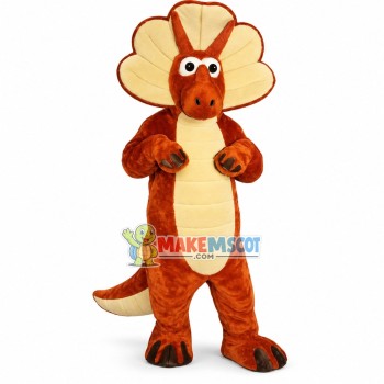 Walking Style Soft Triceratops Mascot Costume Walking Style Soft Triceratops Mascot Costume