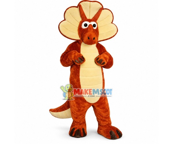 Walking Style Soft Triceratops Mascot Costume Walking Style Soft Triceratops Mascot Costume