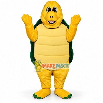 Naive Little Yellow Turtle Mascot Costume