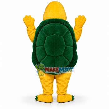 Naive Little Yellow Turtle Mascot Costume