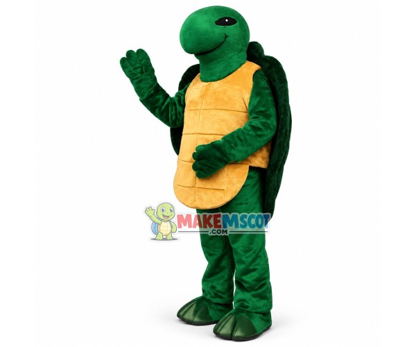 Relaxing Adult Green Turtle Mascot Costume Relaxing Adult Green Turtle Mascot Costume