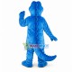 Vivid All Over Blue Dinosaur Baby Mascot Costume Vivid All Over Blue Dinosaur Baby Mascot Costume