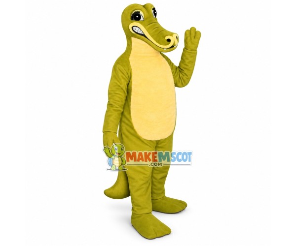Angry Crocodile Mascot Costume For Adult