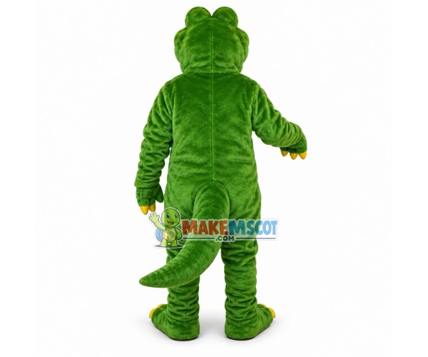 The Scary Crocodile With Sharp Teeth Mascot Costume The Scary Crocodile With Sharp Teeth Mascot Costume