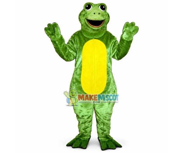 Agreeable Bright Adult Frog Mascot Costume Agreeable Bright Adult Frog Mascot Costume