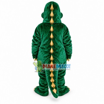 Bald Crocodile With Golden Belly Mascot Costume Bald Crocodile With Golden Belly Mascot Costume
