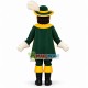 Serious Noble Sheriff Mascot Costume Serious Noble Sheriff Mascot Costume