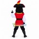 Witty Pirate Captain Mascot Costume Witty Pirate Captain Mascot Costume