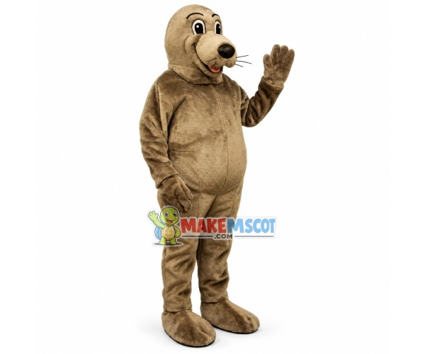 Friendly Sea Lion Adult Mascot Costume Friendly Sea Lion Adult Mascot Costume