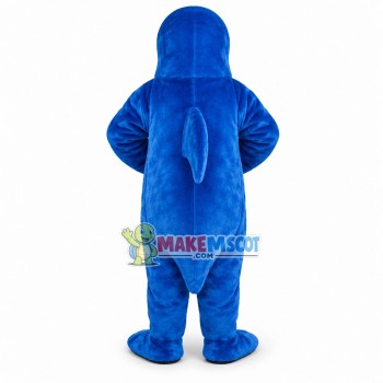 Peaceful Standing Style Dolphin Mascot Costume Peaceful Standing Style Dolphin Mascot Costume