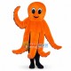 Lively Orange Octopus Mascot Costume