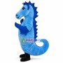 Blue Seahorse Mascot Costume for Adult