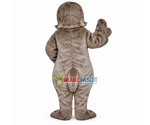 Tired Gray Furry Walrus Mascot Costume Tired Gray Furry Walrus Mascot Costume