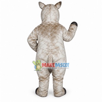 The Mighty Grey Rhino Mascot Costume The Mighty Grey Rhino Mascot Costume