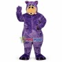 Naughty Purple Hippo Mascot Costume