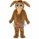 Surprised Little Brown Elephant Mascot Costume Surprised Little Brown Elephant Mascot Costume