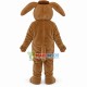 Surprised Little Brown Elephant Mascot Costume Surprised Little Brown Elephant Mascot Costume