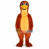 Brown Platypus With Long Neck Mascot Costume