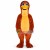 Brown Platypus With Long Neck Mascot Costume