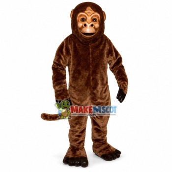 Crumpled Elder Monkey Mascot Costume Crumpled Elder Monkey Mascot Costume